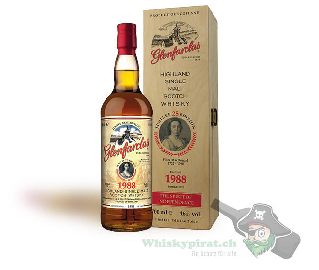 Glenfarclas 1988 - Edition No. 25 (Flora MacDonald)
