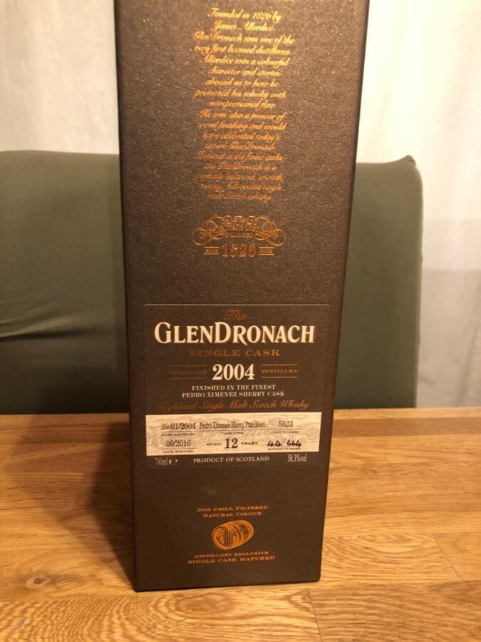 GlenDronach Single Cask (12 Jahre – 2004) PX Sherry