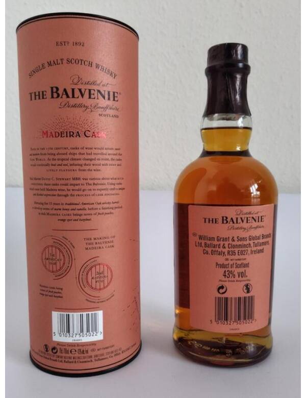 Balvenie 15 Years - Madeira Cask – Bild 2
