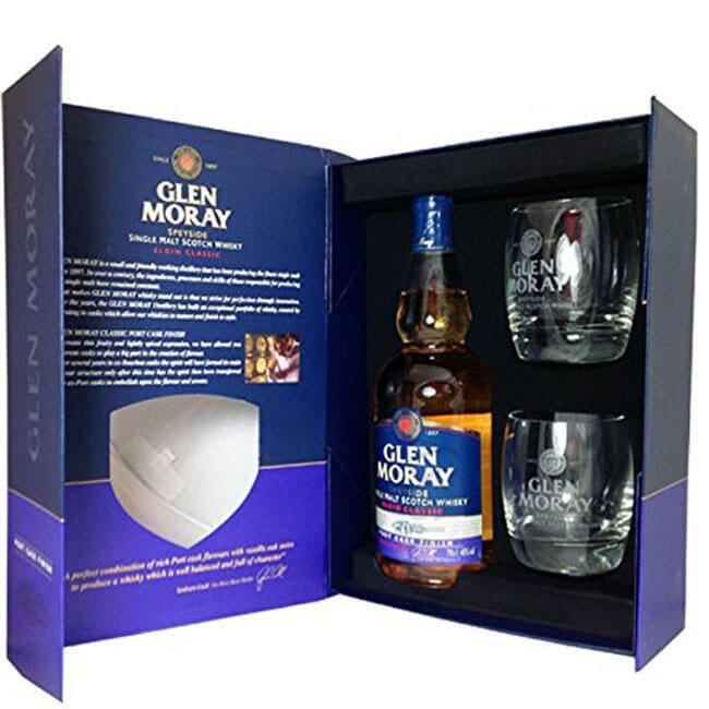 Glen Moray Elgin Classic Port Cask  mit 2 Gläser