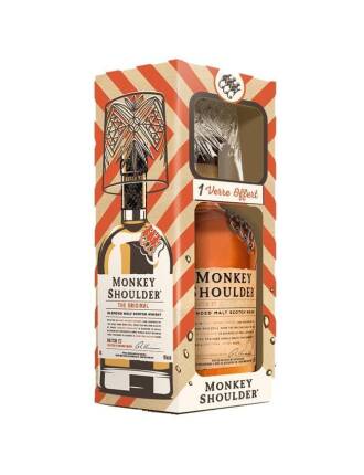 Monkey Shoulder Giftpack mit Glas