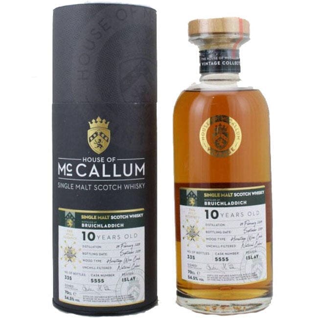 Bruichladdich 2009 10 Years McCallum Single Malt