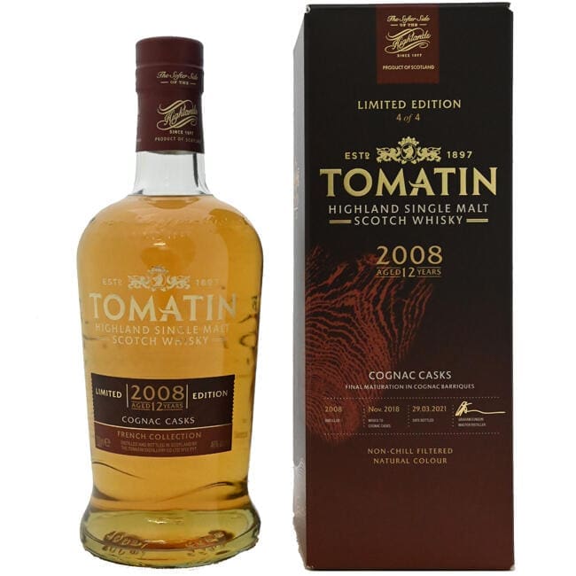 Tomatin 2008 12 Years French Collection Cognac Cask
