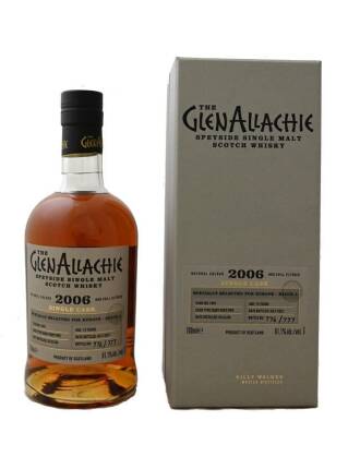 GlenAllachie 2006 / 15 Y Ruby Port Pipe Cask 1841