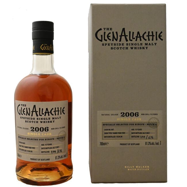 GlenAllachie 2006 / 15 Y Tawny Port Pipe Cask 867