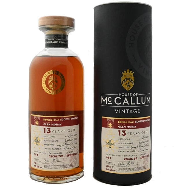 Glen Moray 2008 13 Years McCallum