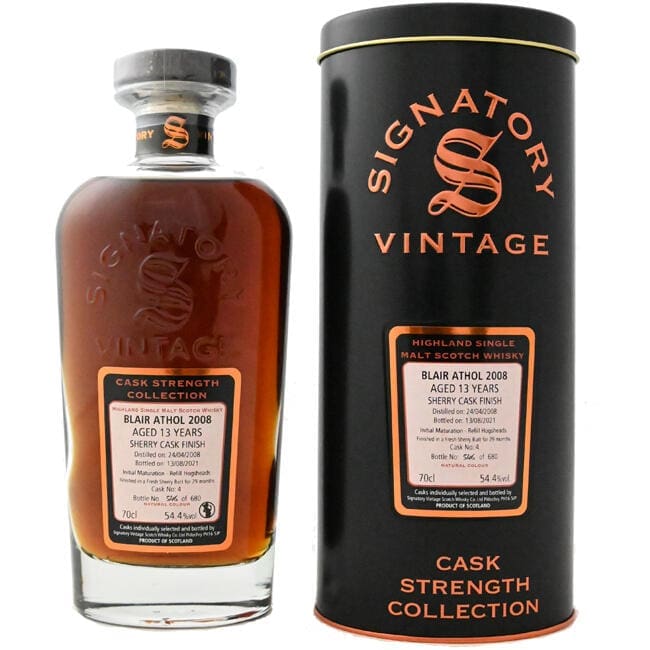 Blair Athol 2008 / 13 Years Signatory