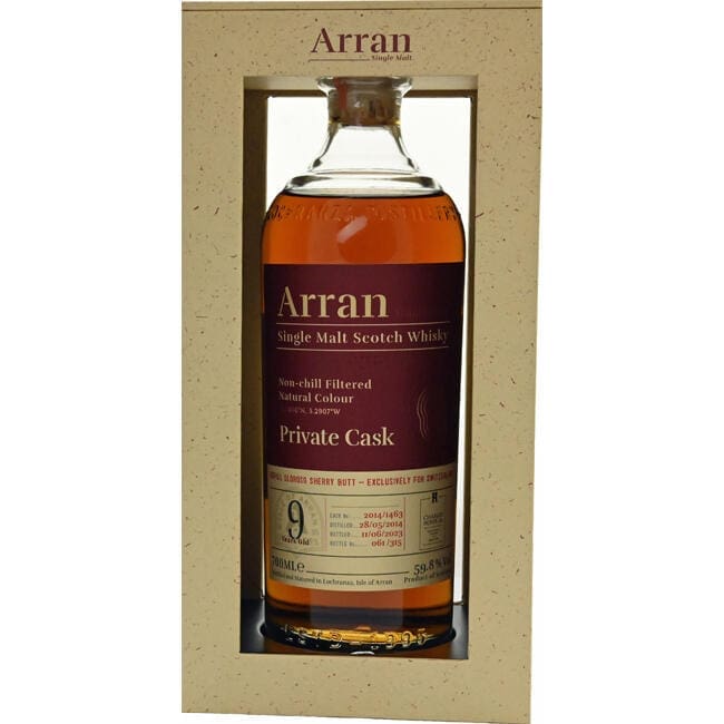 Arran 2014 / 9 Years Whisky excl. Charles Hofer SA