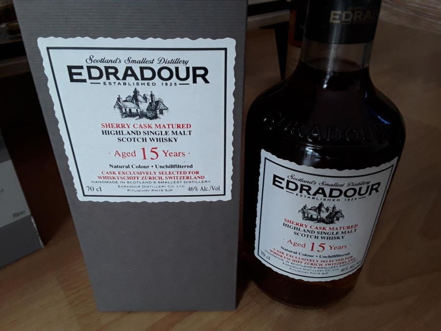 Edradour (15 Jahre) - Whiskyschiff Abfüllung 2014