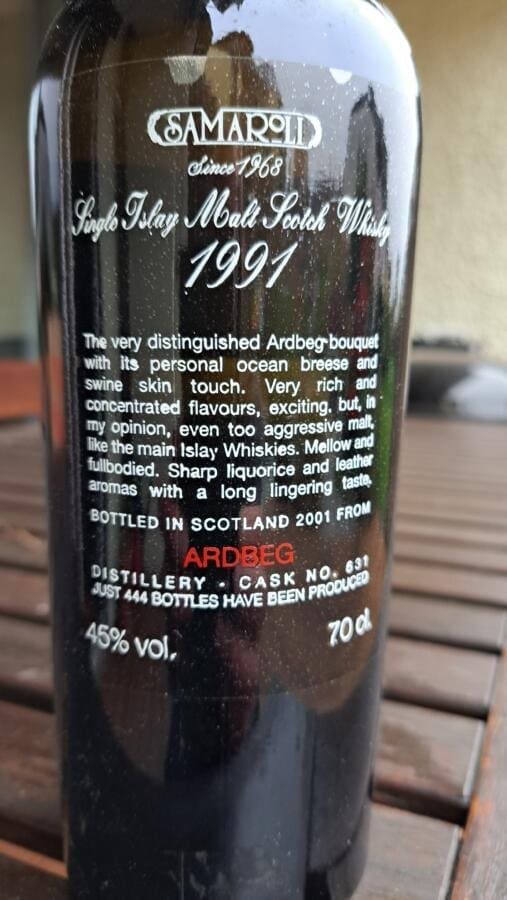 Ardbeg 1991 (2001) Samaroli