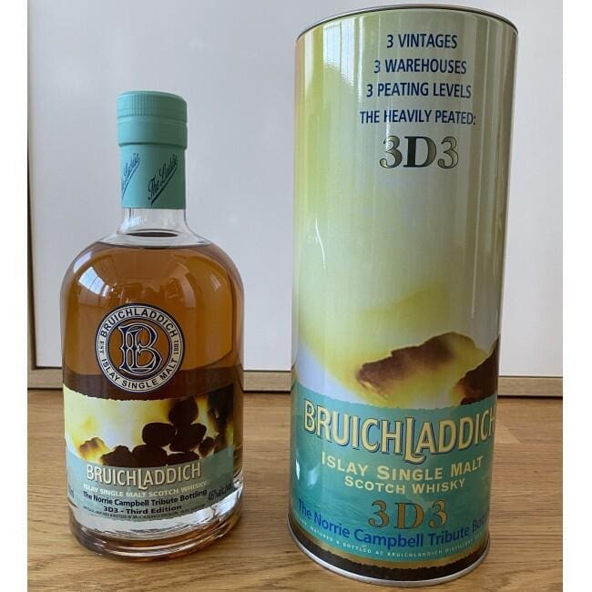 Bruichladdich 3D3 - The Norrie Campbell Tribute Bottling