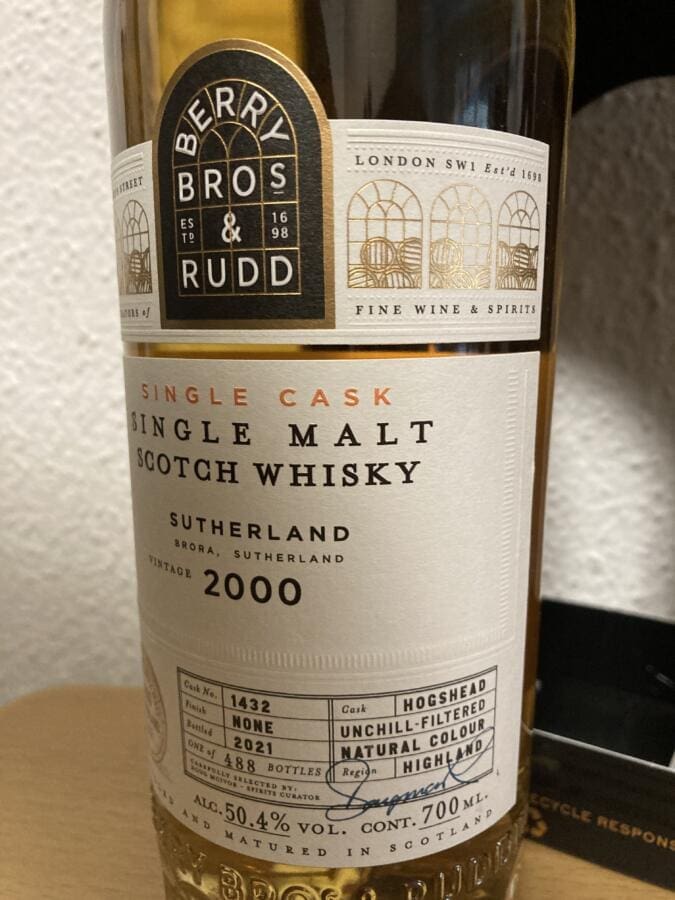 Sutherland 2000 - Berry Bros & Rudd