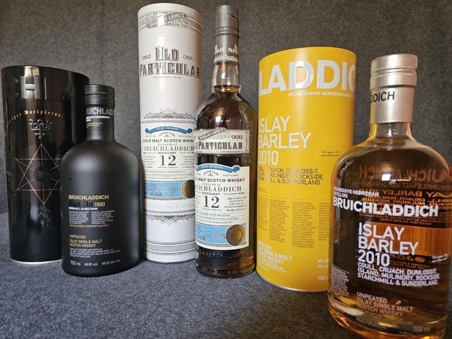 Bruichladdich (kleine private 5 Fl. Sammlung