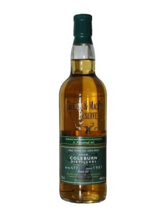 Coleburn 1981 Gordon & MacPhail