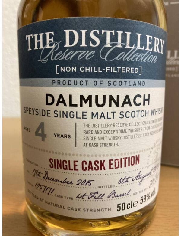 Dalmunach (4 Jahre - 2015) Distillery Reserve