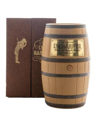 I.W. Harper 130 Months Barrel Decanter (1980s)