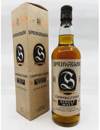 Springbank 21 Years (alte Flaschenform) (Nachverkauf: Z)