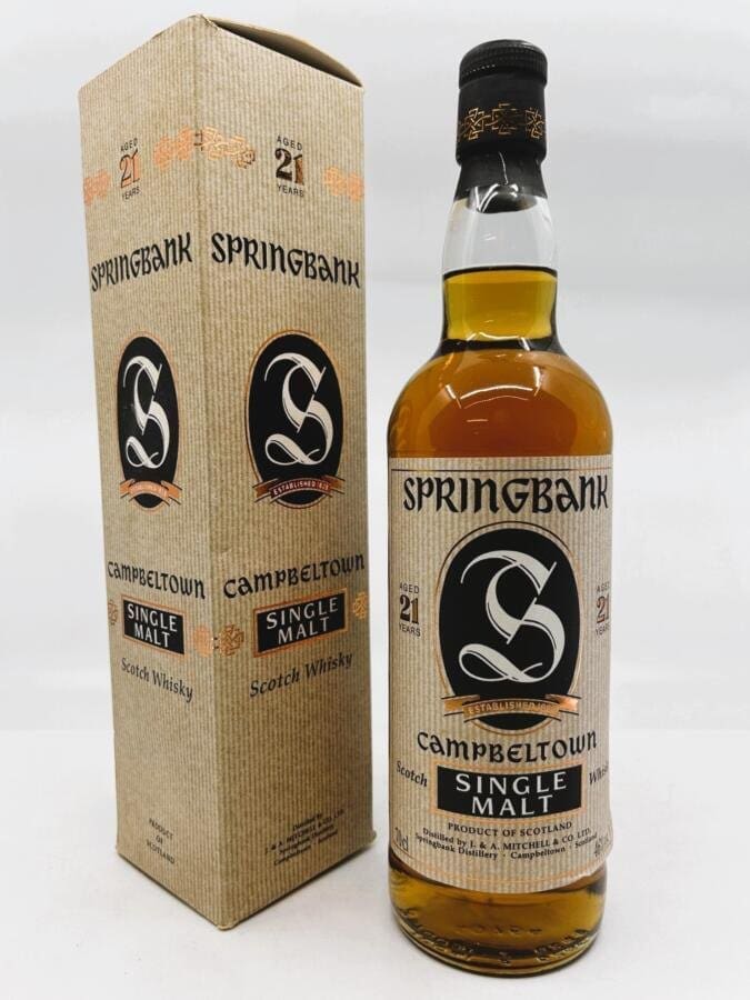 Springbank 21 Years (alte Flaschenform)
