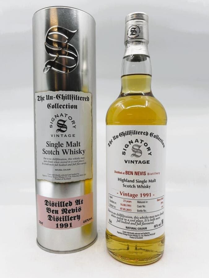 Ben Nevis 1991 (23 Years) - Signatory Vintage