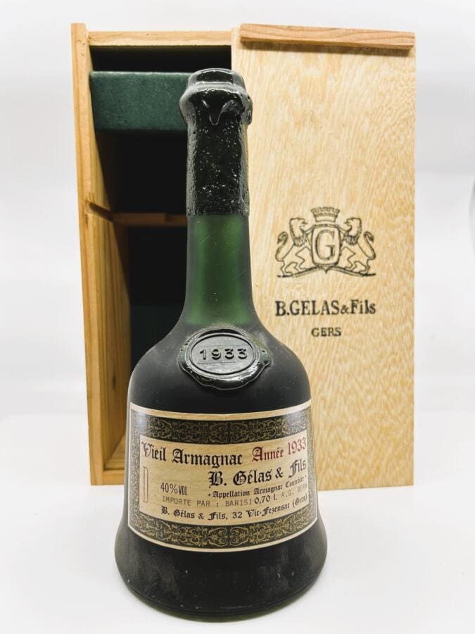 Armagnac 1933 - B. Gélas & Fils