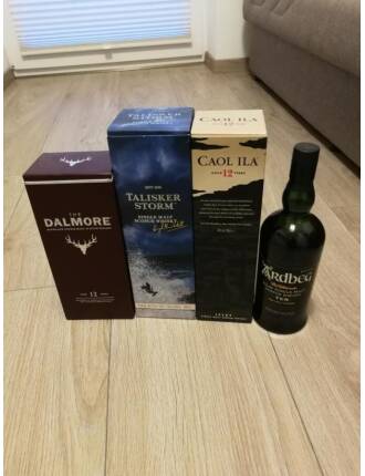 Dalmore, Talisker, Caol Ila und Ardbeg als Bundle