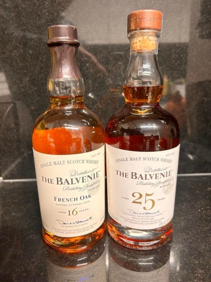 The Balvenie 16y French Oak & The Balvenie 25y