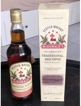 Single Malt Whisky Ben Nevis McDonalds