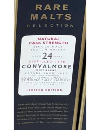 Convalmore 1978 / 24 Years - Rare Malts Selection