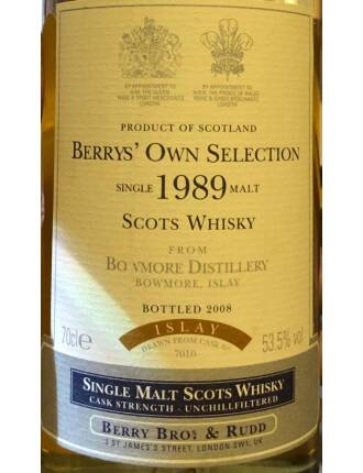 Bowmore (1989 - 19 Jahre) Berry’s Own Selection