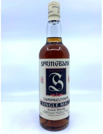 Springbank 12 Years - alte, hohe Flaschenform