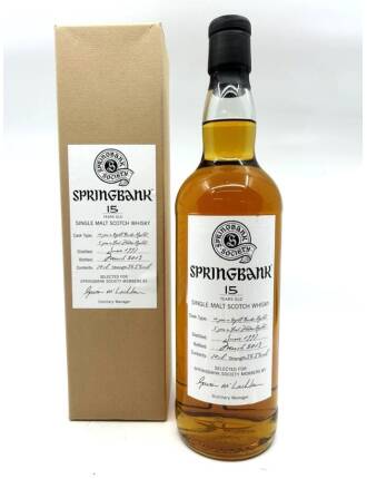 Springbank 15 Years (1997) - Society Bottling