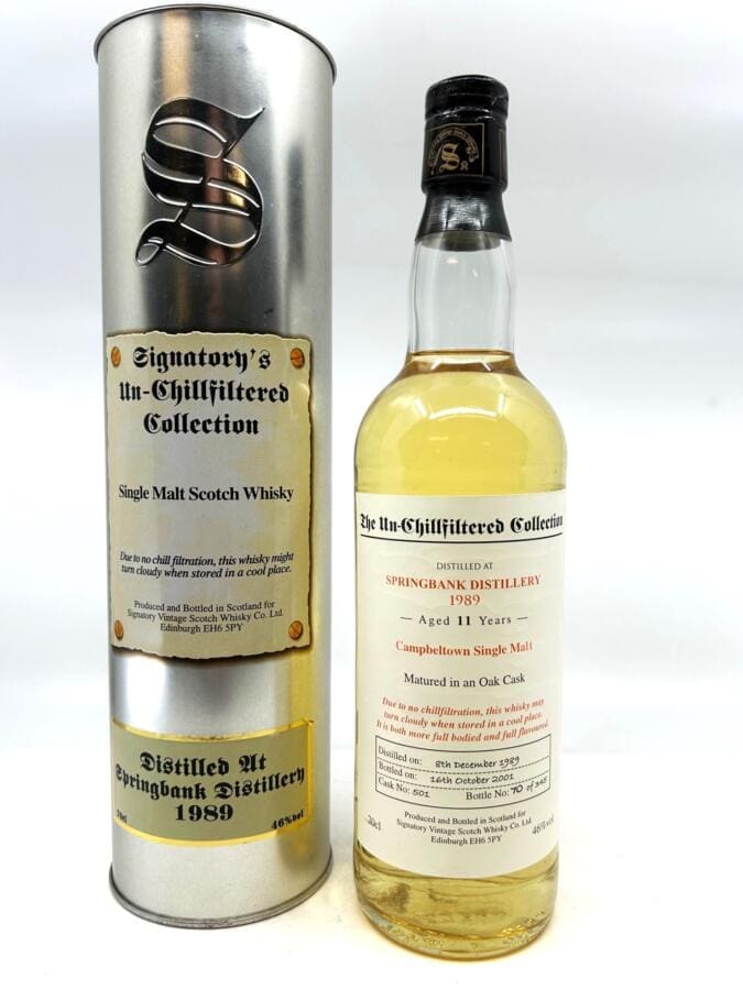 Springbank 1989 (11 Years) - Signatory Vintage