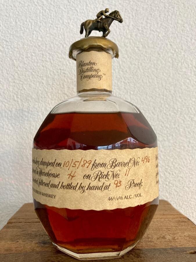 Blanton's Single Barrel  - 1989