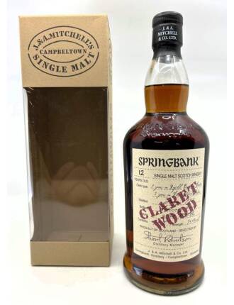 Springbank 12 Years Claret Wood