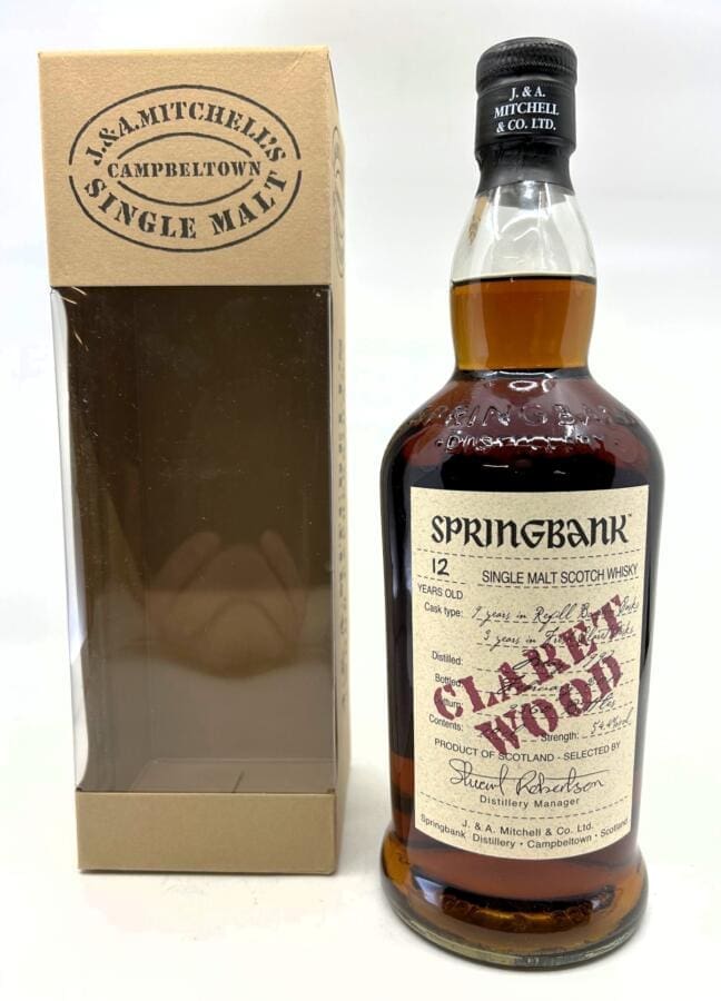 Springbank 12 Years Claret Wood
