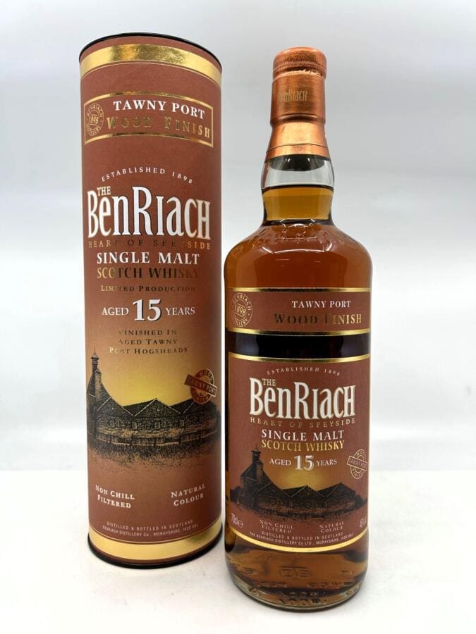 BenRiach 15 Years - Tawny Port Wood Finish