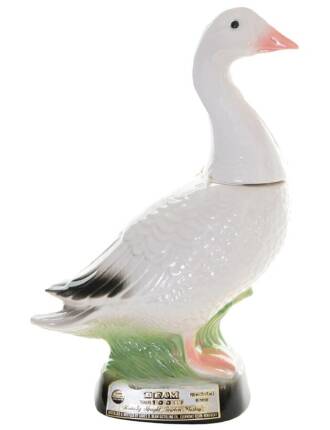 Jim Beam 100 Months Old Snow Goose Decanter 1979