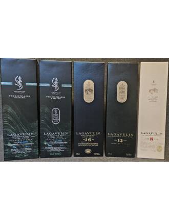 Lagavulin (5 Flaschen - inkl. 200th Anniversary)