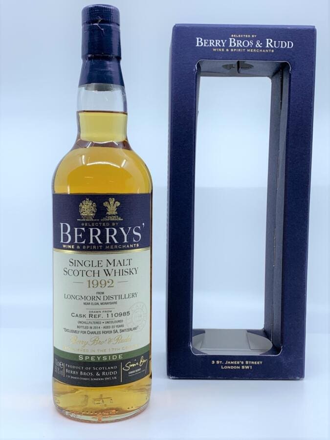 Longmorn (22 Jahre - 1992) Berrys’ Own Selection