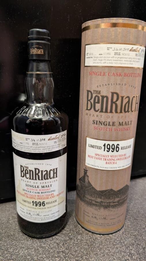 BenRiach 1996 Limited Release