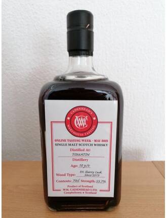 Tomatin 10 years PX Sherry - Cadenhead's - 53.7%