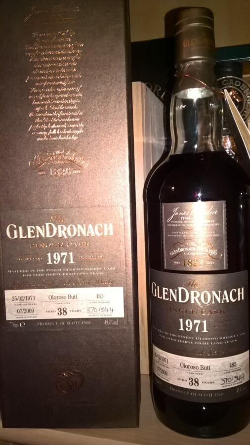 Glendronach (38 Jahre - 1971) Oloroso Sherry Cask