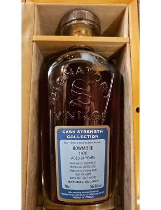 Bowmore 1970 (34yo) Cask Strenght Collection - Signatory Vintage