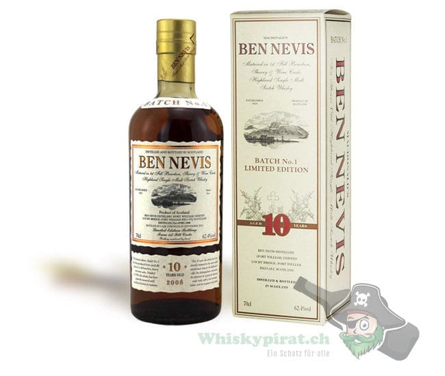 Ben Nevis (10 Jahre - 2008) Batch 1 - Fassstärke