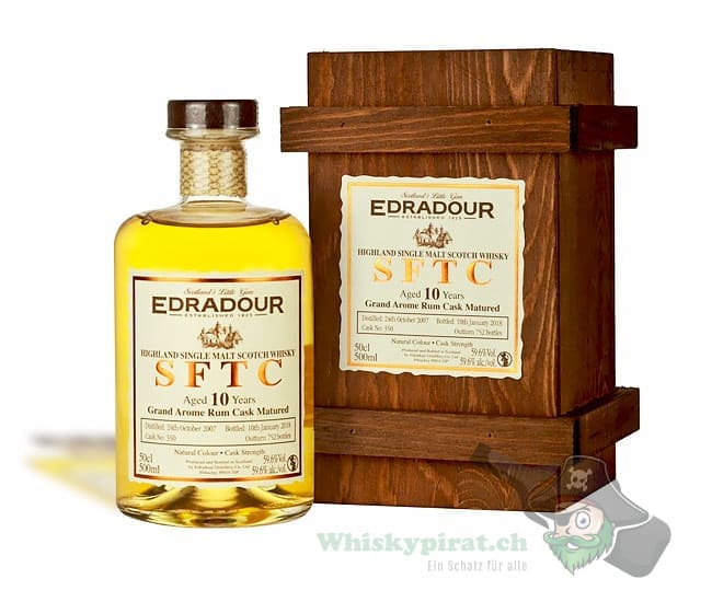 Edradour (2007 - 10 Jahre) Rum Cask