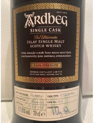 Ardbeg (8 Jahre - 2011) Single Cask