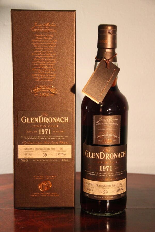 Glendronach 39 Years Single Cask 1971/2010