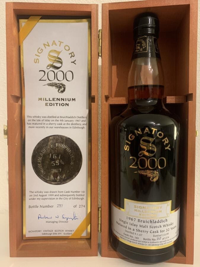 Bruichladdich (32 Jahre - 1967) Signatory Vintage