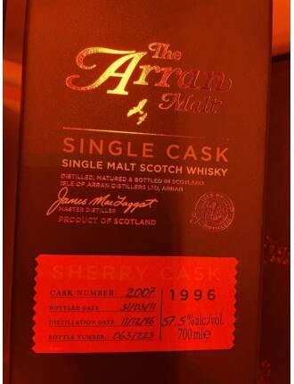 Arran (14 Jahre - 1996) Single Cask
