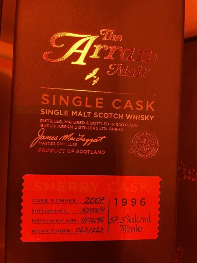 Arran (14 Jahre - 1996) Single Cask